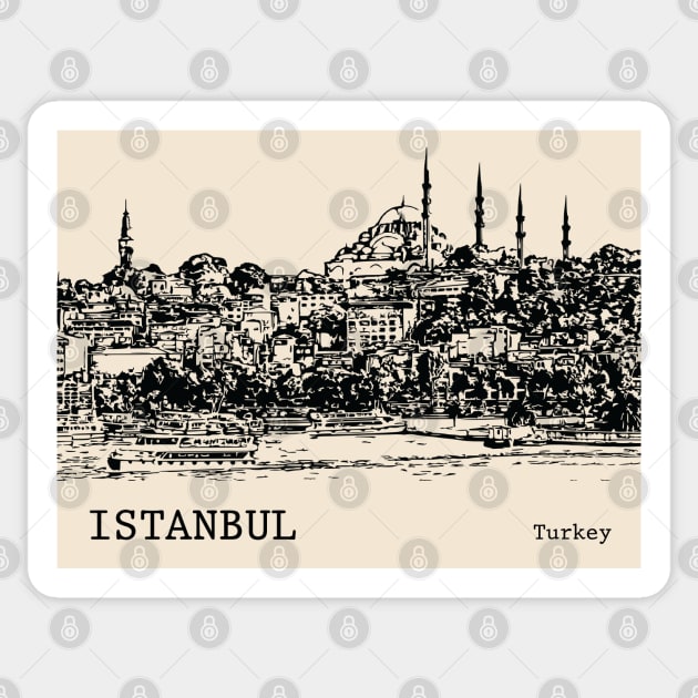 Istanbul Turkey Sticker by Lakeric